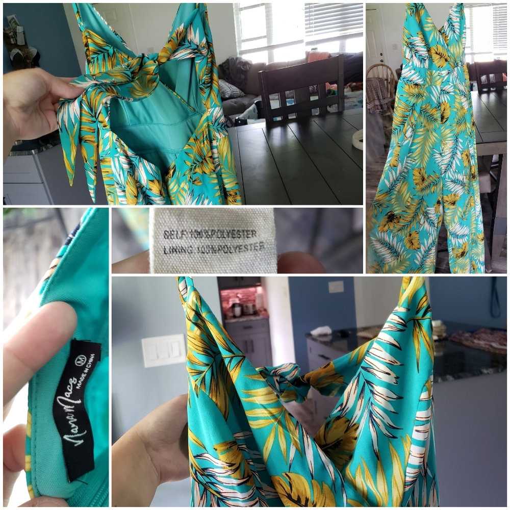 Teal Nanamacs Jumpsuit